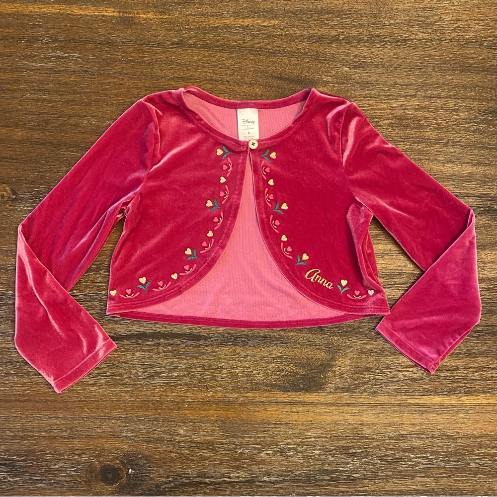 Disney Princess Anna Cropped Shrug Cardigan